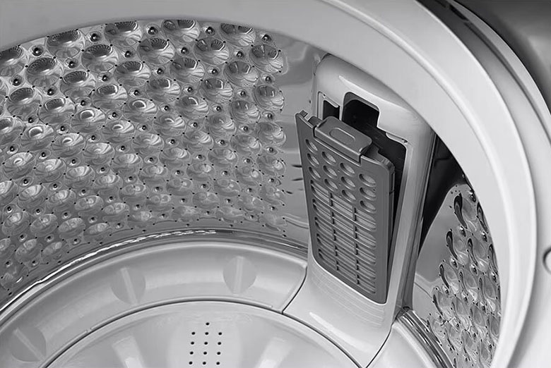 Lồng giặt thép không gỉ - Máy giặt LG TurboDrum Inverter 12 kg T2512VBTB lồng đứng