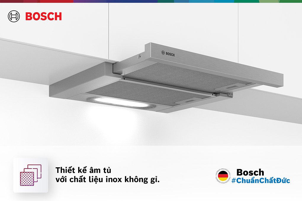 Thiết kế - Máy hút mùi âm tủ Bosch DFT63AC50 Thiết kế - Máy hút mùi âm tủ Bosch DFT63AC50