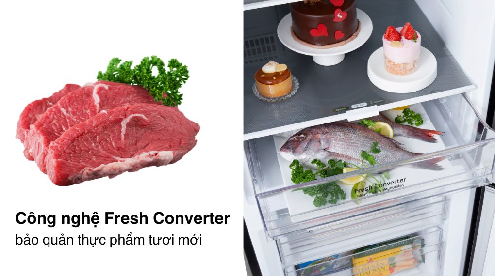 Tủ lạnh LG Inverter 335 lít LBB33BLM - Công nghệ bảo quản thực phẩm Tủ lạnh LG Inverter 335 lít LBB33BLM - Công nghệ bảo quản thực phẩm