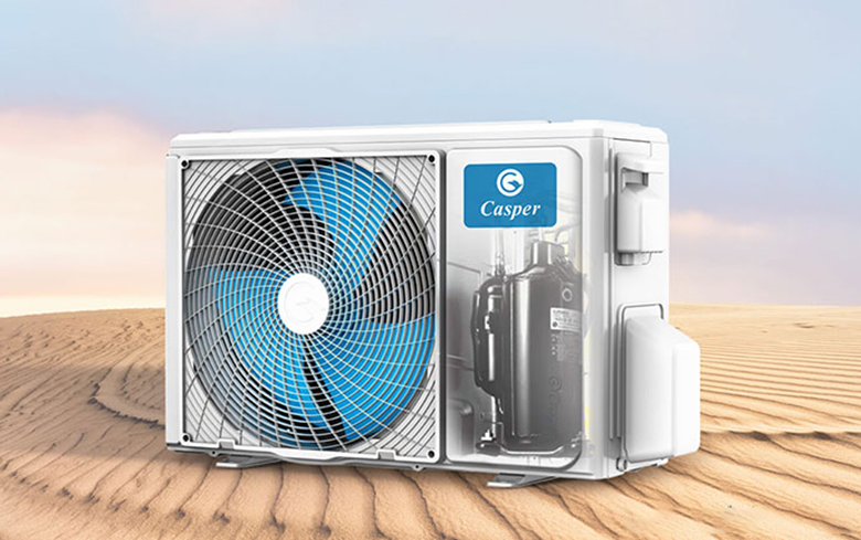 Điều hòa Casper 1 chiều 9000 BTU SC-09FB36A - Dàn tản nhiệt đồng mạ vàng, hạn chế ăn mòn