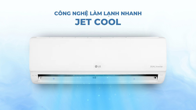 Điều hòa LG 1 chiều Inverter 18000 BTU IEC18M1 - Công nghệ Jet Cool làm lạnh nhanh chóng