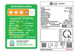 Tủ đông LG Inverter 165 lít LOF16BGM