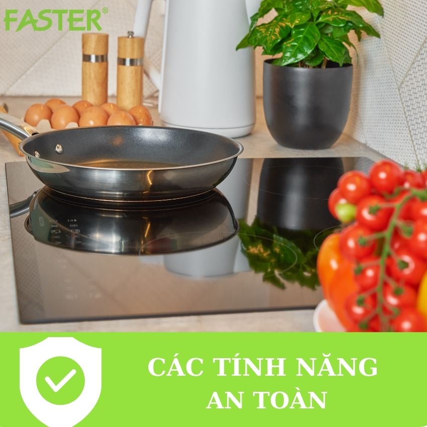 Các tính năng an toàn của bếp từ