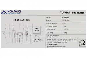 Tủ mát Hòa Phát Inverter 812 lít HSR D8812