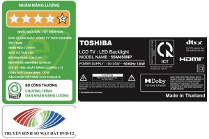 Smart Tivi QLED Toshiba AI 4K 55 inch 55M450NP