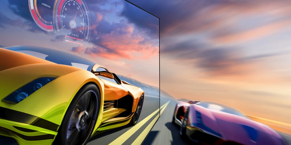 Tivi Samsung QA65S90F với tần số quét tới 144Hz