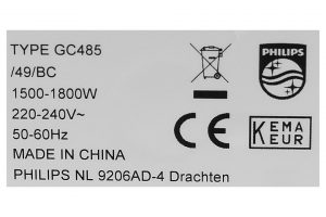 Bàn ủi hơi nước đứng Philips GC485 1800W