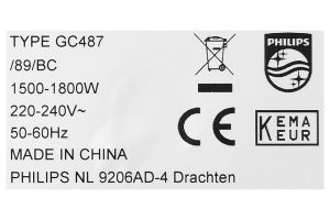 Bàn ủi hơi nước đứng Philips GC487 1800W