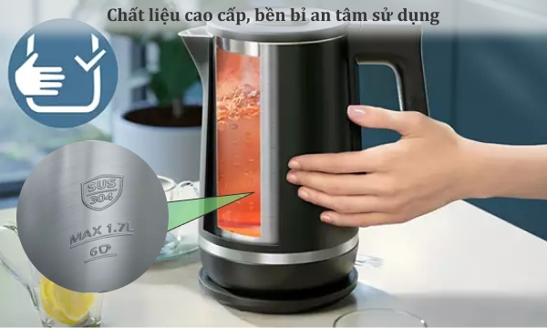 Bình đun siêu tốc Philips HD9395/90