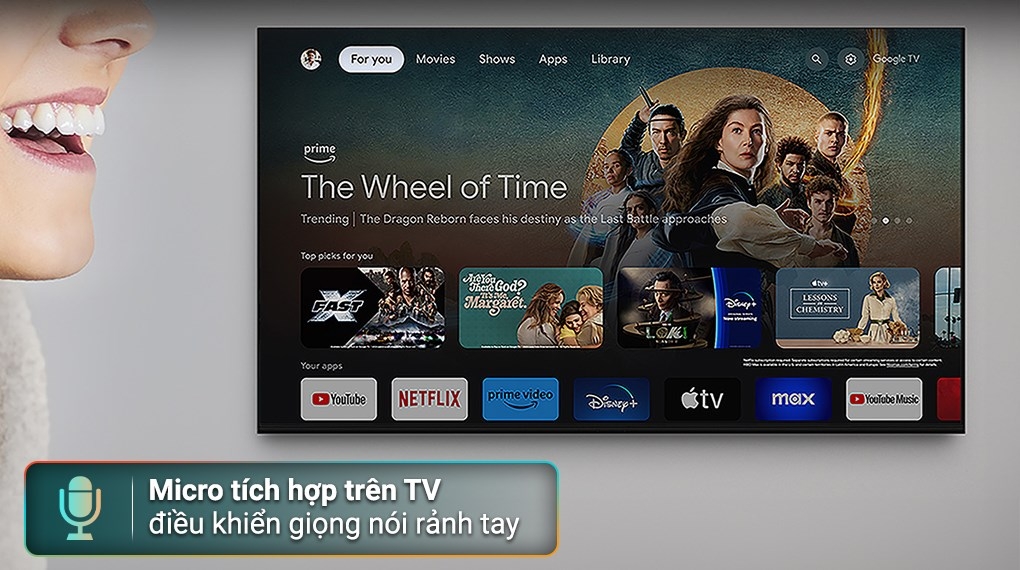 Google Tivi Mini LED Sony AI 4K 65 inch K-65XR50 - Tiện ích Google Tivi Mini LED Sony AI 4K 65 inch K-65XR50 - Tiện ích