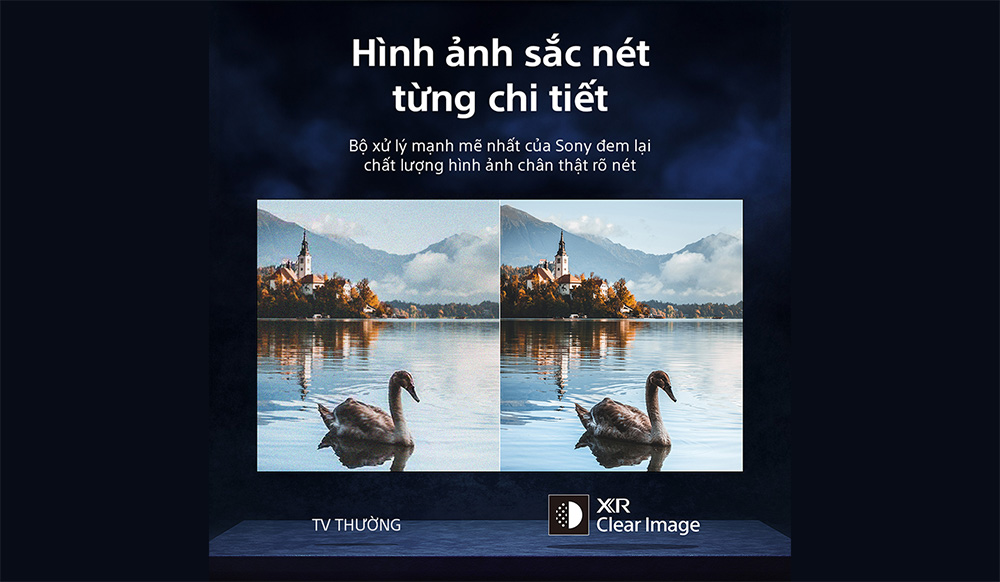 XR Clear Image kết hợp AI tivi Sony BRAVIA 5