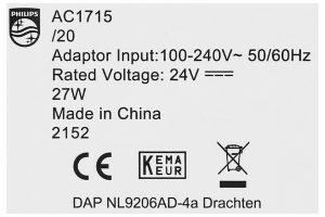 Máy lọc không khí Philips AC1715/20 27W
