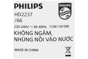 Nồi áp suất điện Philips HD2237/66 6 lít