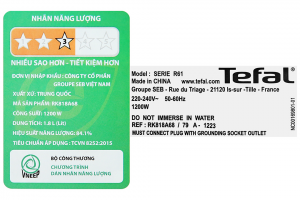 Nồi cơm cao tần Tefal 1.8 lít RK818A68