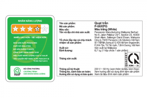 Quạt trần Panasonic 4 cánh F-56XPG-W 59W