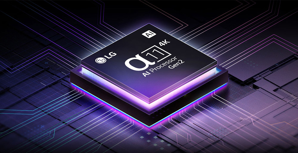 Bộ xử lý α11 AI 4K Gen2 Tivi LG OLED Evo AI 4K 97 Inch OLED97M5PSA