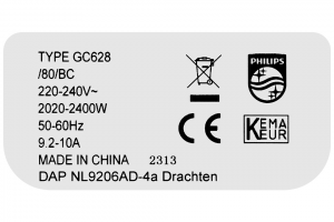 Bàn là hơi nước đứng Philips GC628/80 2400W