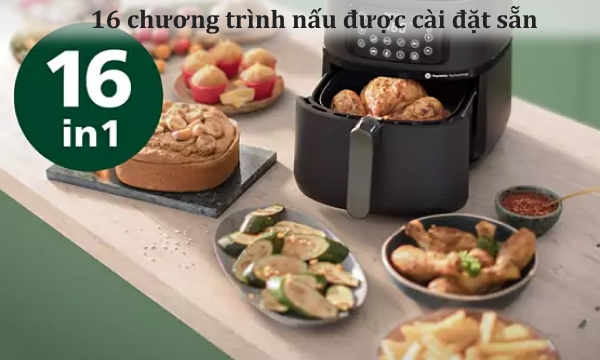 Nồi chiên không dầu Philips 7.2 lít HD9285/90