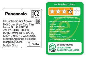 Nồi cơm cao tần Panasonic 1.5 lít SR-HNS151WRA