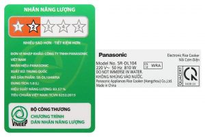 Nồi cơm điện tử Panasonic 1 lít SR-DL104WRA