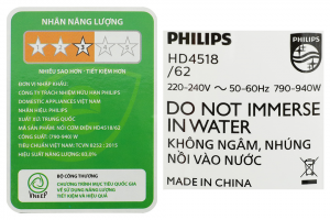 Nồi cơm điện tử Philips 1.8 lít HD4518/62