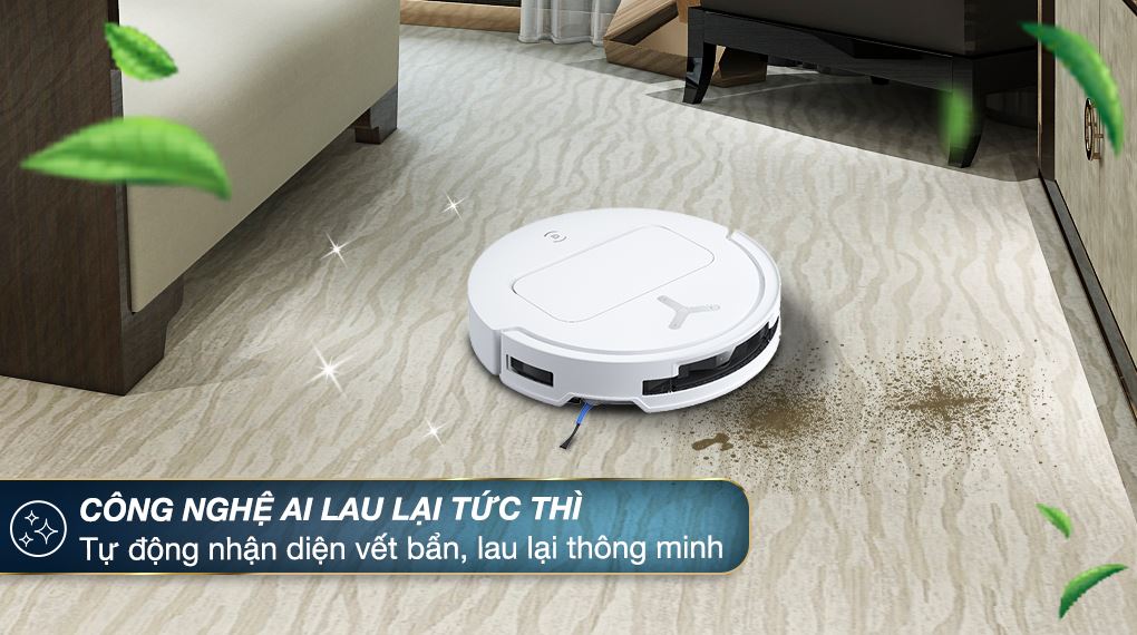 Robot hút bụi lau nhà Ecovacs Deebot T50 OMNI - Công nghệ AI Instant Re-Mop thông minh Robot hút bụi lau nhà Ecovacs Deebot T50 OMNI - Công nghệ AI Instant Re-Mop thông minh