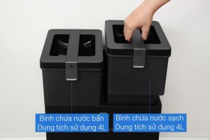 Robot hút bụi lau nhà Ecovacs Deebot T50 Pro OMNI - Đen