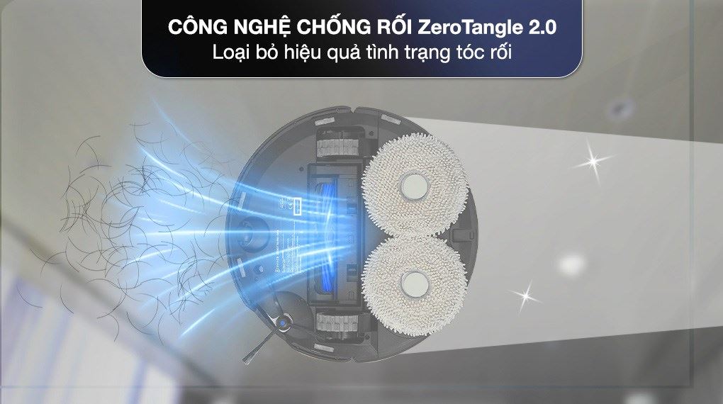 Robot hút bụi lau nhà Ecovacs Deebot T50 Pro OMNI - Đen - Công nghệ ZeroTangle Robot hút bụi lau nhà Ecovacs Deebot T50 Pro OMNI - Đen - Công nghệ ZeroTangle