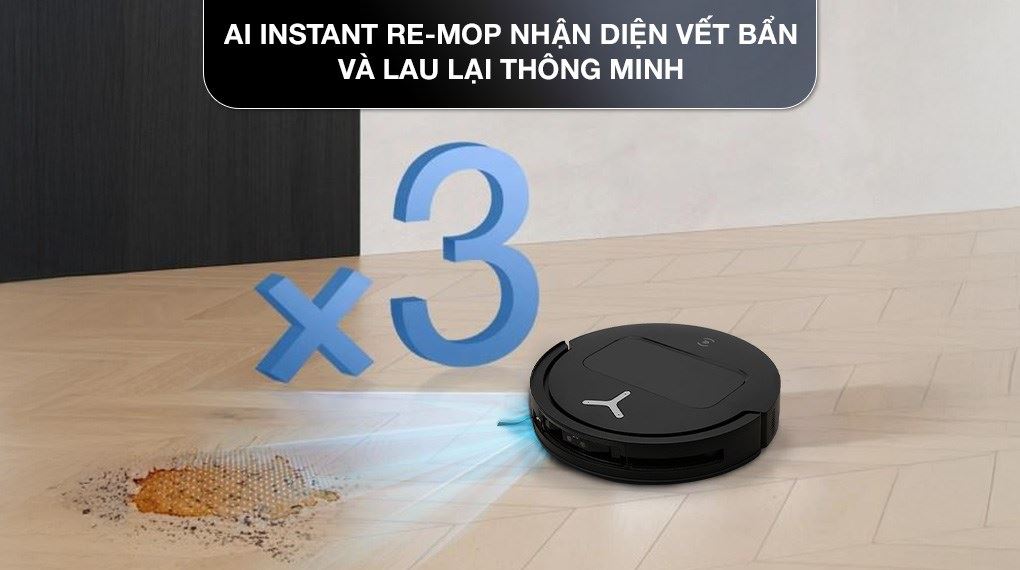 Robot hút bụi lau nhà Ecovacs Deebot T50 Pro OMNI - Đen - AI Instan Re-Mop Robot hút bụi lau nhà Ecovacs Deebot T50 Pro OMNI - Đen - AI Instan Re-Mop
