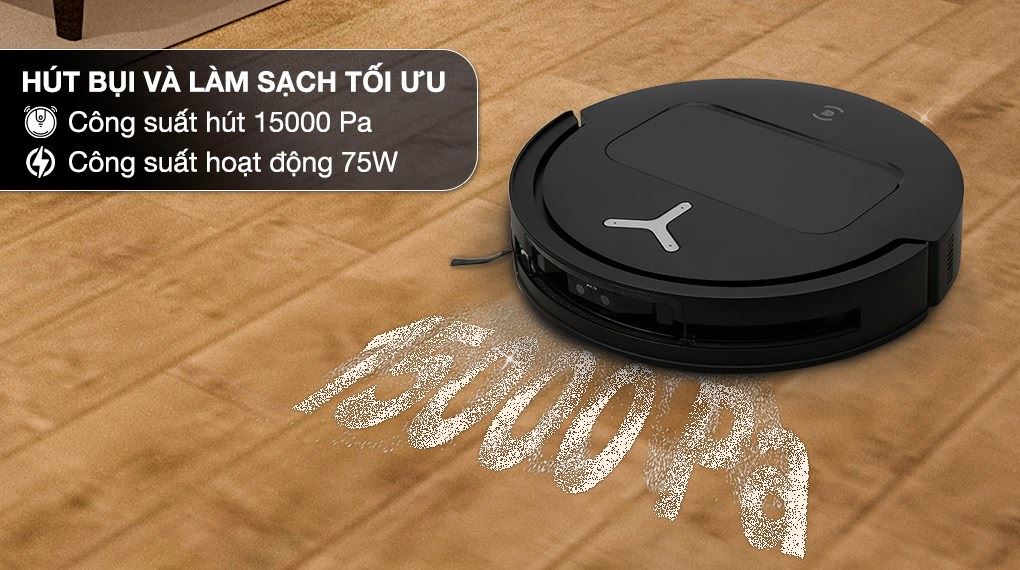 Robot hút bụi lau nhà Ecovacs Deebot T50 Pro OMNI - Đen - Công suất hoạt động và công suất hút Robot hút bụi lau nhà Ecovacs Deebot T50 Pro OMNI - Đen - Công suất hoạt động và công suất hút