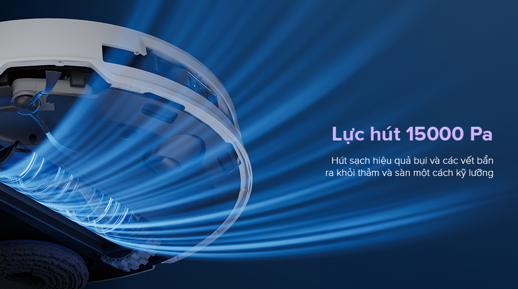 Lực hút - Robot hút bụi lau nhà Ecovacs Deebot T50 Pro OMNI - Trắng Lực hút - Robot hút bụi lau nhà Ecovacs Deebot T50 Pro OMNI - Trắng