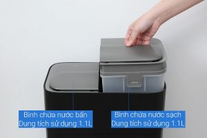 Robot hút bụi lau nhà Ecovacs Deebot T80 OMNI - Đen
