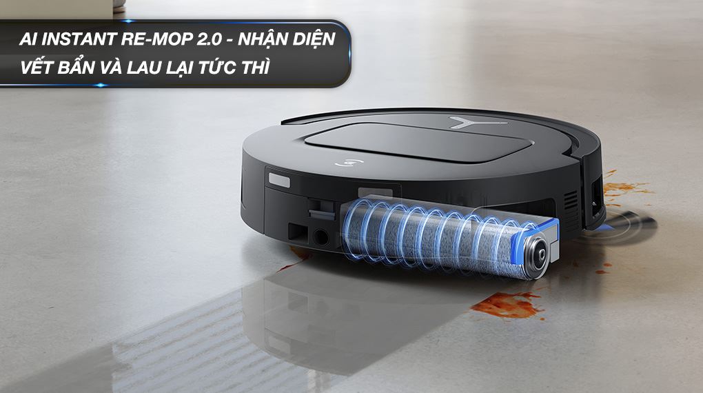 AI Instant Remop - Robot hút bụi lau nhà Ecovacs Deebot T80 OMNI - Đen AI Instant Remop - Robot hút bụi lau nhà Ecovacs Deebot T80 OMNI - Đen
