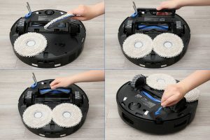 Robot hút bụi lau nhà Ecovacs T30C - Đen