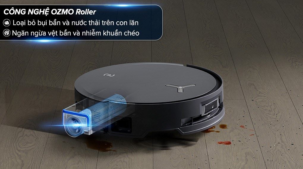 Robot hút bụi lau nhà Ecovacs X8 PRO OMNI Đen - Công nghệ OZMO Roller Robot hút bụi lau nhà Ecovacs X8 PRO OMNI Đen - Công nghệ OZMO Roller
