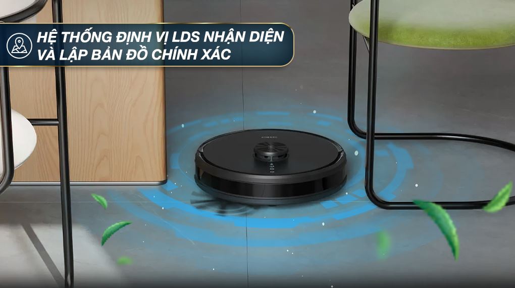 Định vị LDS - Robot hút bụi lau nhà Ecovacs Y1 PRO Định vị LDS - Robot hút bụi lau nhà Ecovacs Y1 PRO
