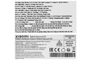 Robot hút bụi lau nhà Xiaomi Vacuum E5 - Trắng