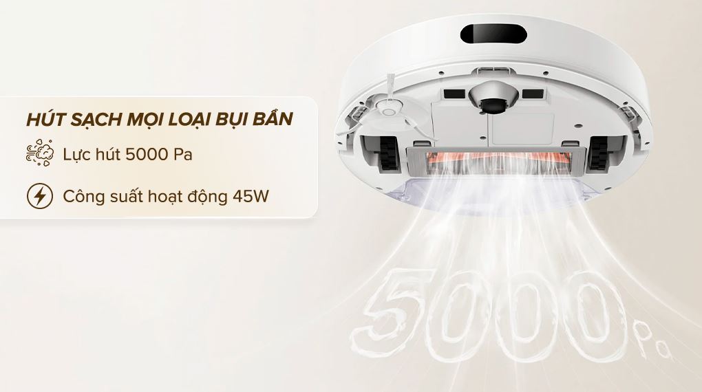 Robot hút bụi lau nhà Xiaomi Vacuum S20 - Công suất, lực hút Robot hút bụi lau nhà Xiaomi Vacuum S20 - Công suất, lực hút