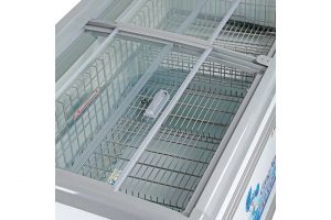 Tủ đông nằm kính phẳng Alaska 450 lít KN 450