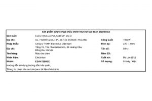 Máy rửa bát độc lập Electrolux ESA47200SX