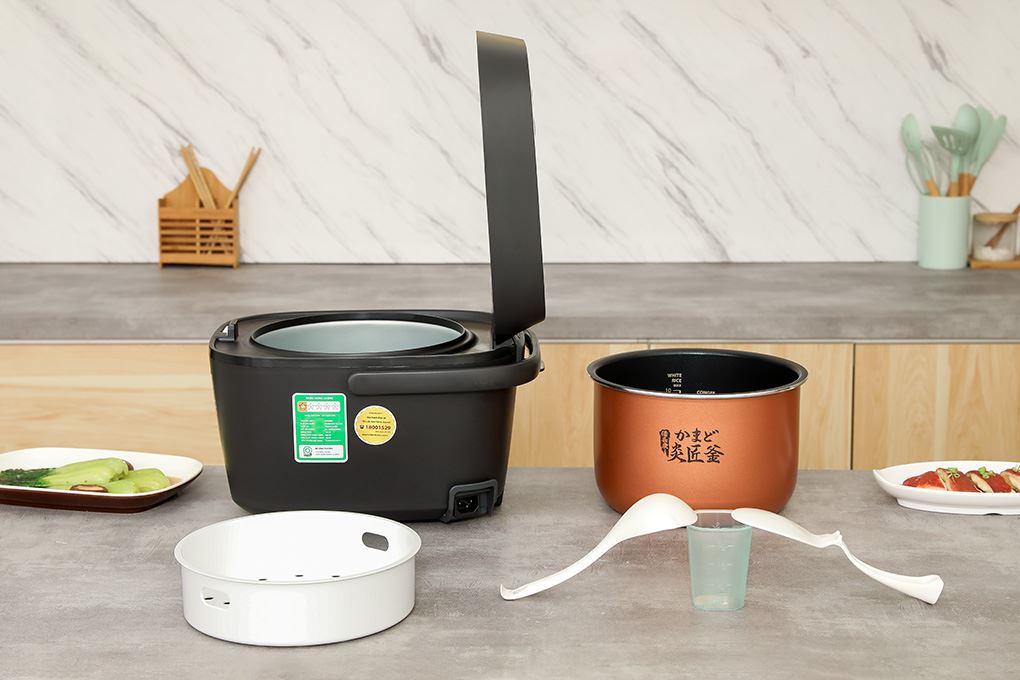 Nồi cơm điện tử Toshiba 1.8 lít RC-18DR5UVN(H) Nồi cơm điện tử Toshiba 1.8 lít RC-18DR5UVN(H)