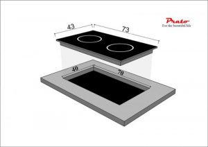 Bếp từ đôi Prato PT 028