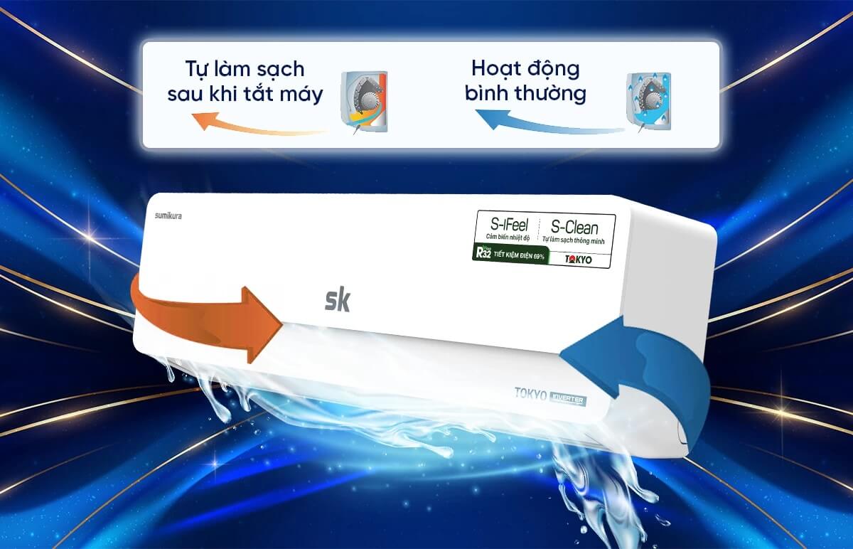 S-Clean tự động làm sạch