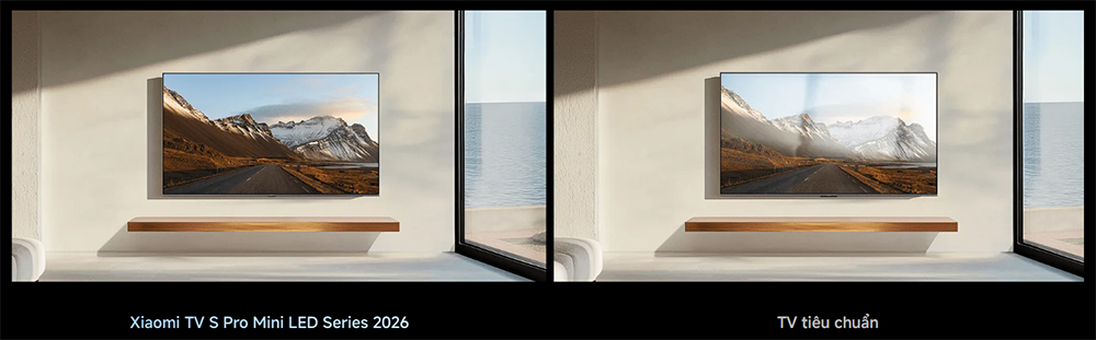 Màn hình chống phản chiếu cao cấp, giải quyết triệt để vấn đề chói, lóa