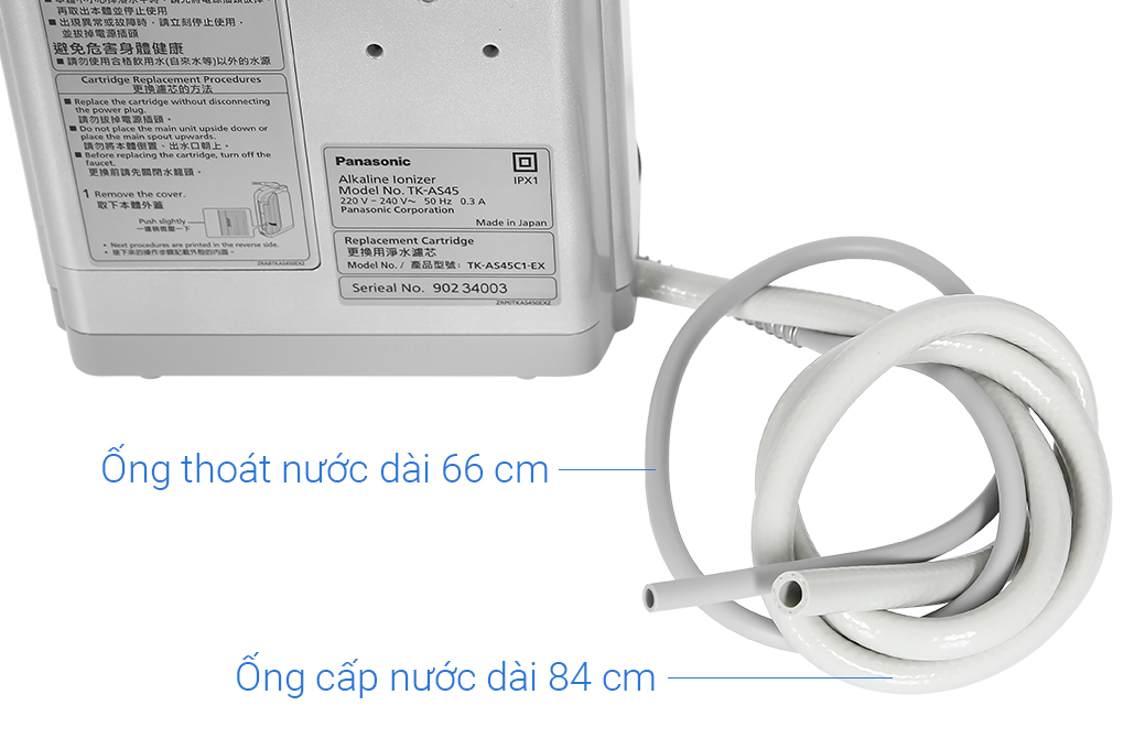 Máy lọc nước điện giải ion kiềm Panasonic TK-AS45 Máy lọc nước điện giải ion kiềm Panasonic TK-AS45