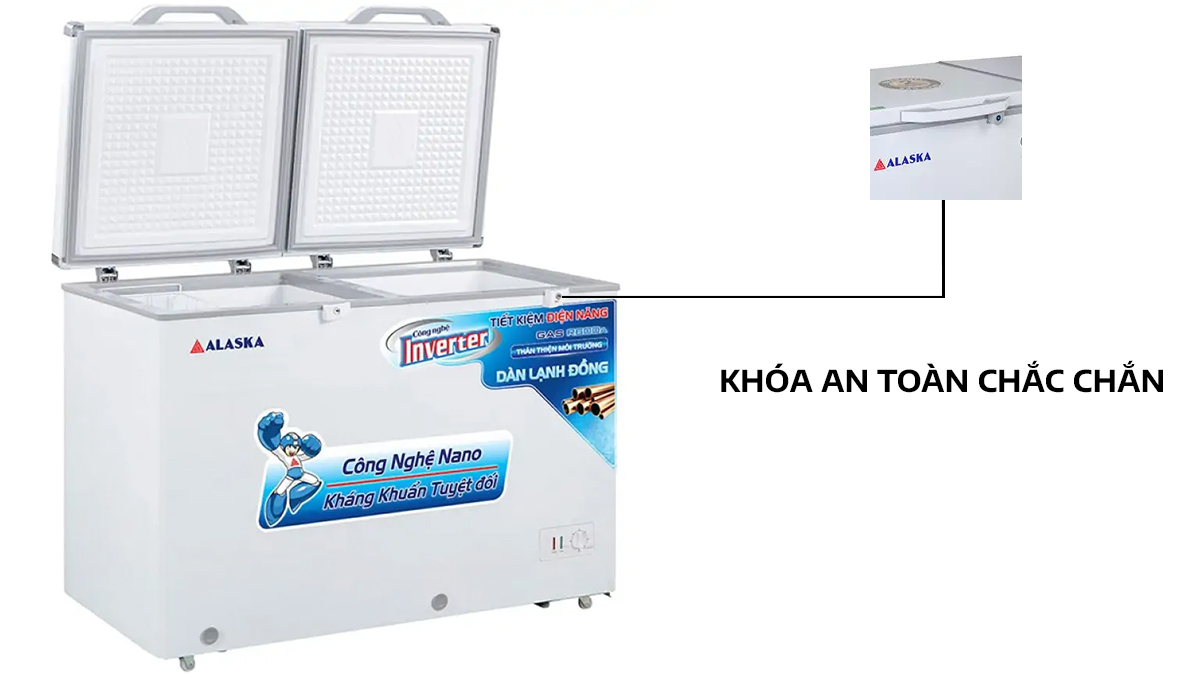 Được trang bị khóa an toàn