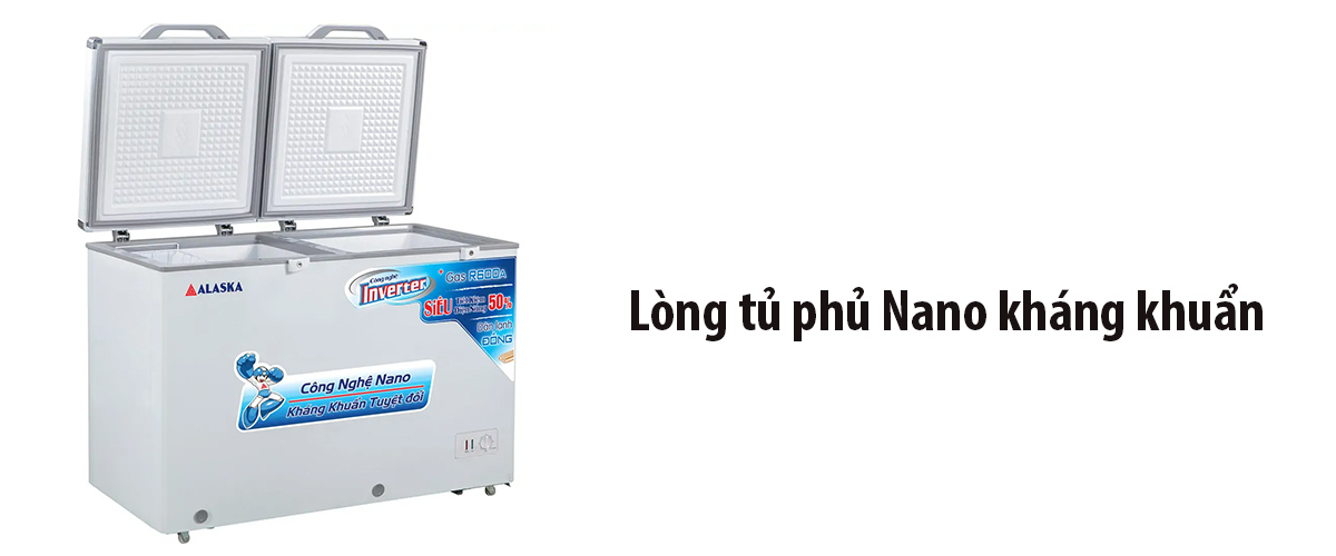 Lòng tủ phủ Nano kháng khuẩn