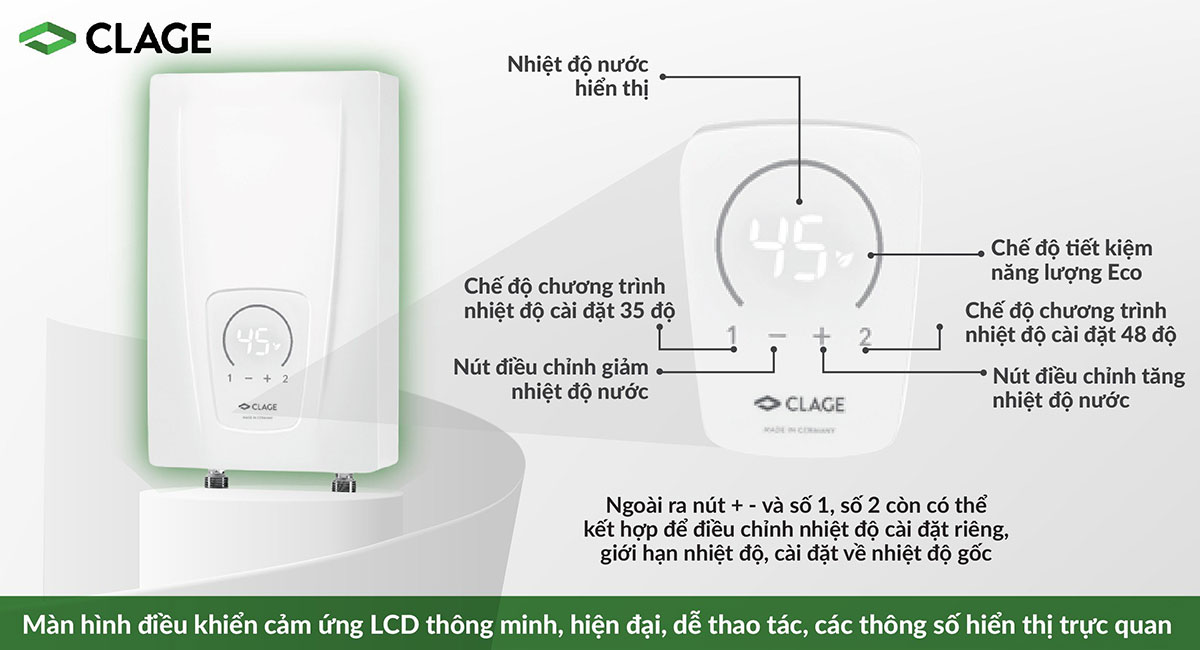 Máy nước nóng Clage