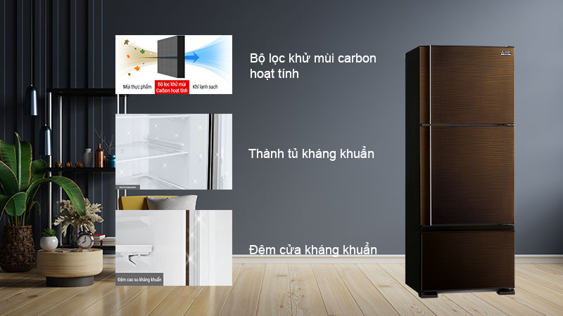 Thành tủ và đệm cửa kháng khuẩn