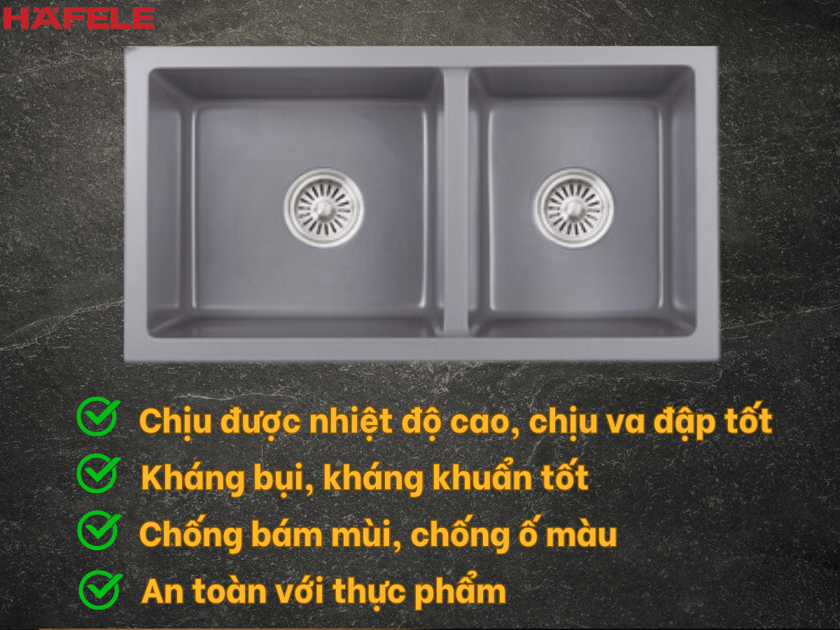 Chậu Đá Hafele HS22-GEN2S90 (577.25.510) chau da hafele hs22 gen2s90 577 25 510 4